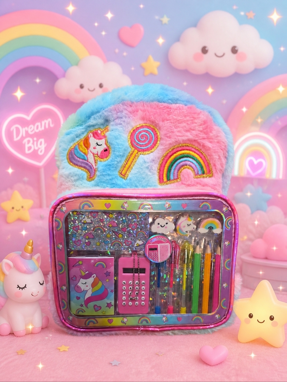 🦄 Unicorn backpack w/ supplies